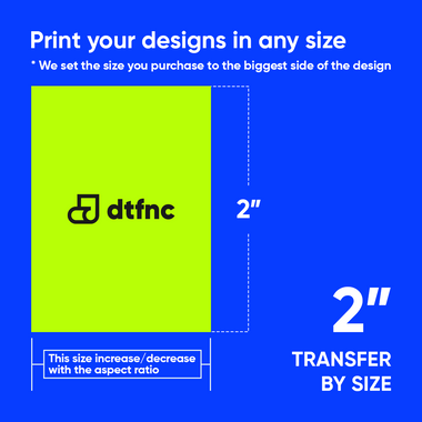 DTF Transfers by Size
